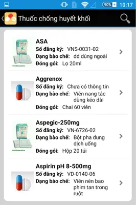 Từ điển thuốc android App screenshot 2