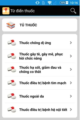 Từ điển thuốc android App screenshot 3